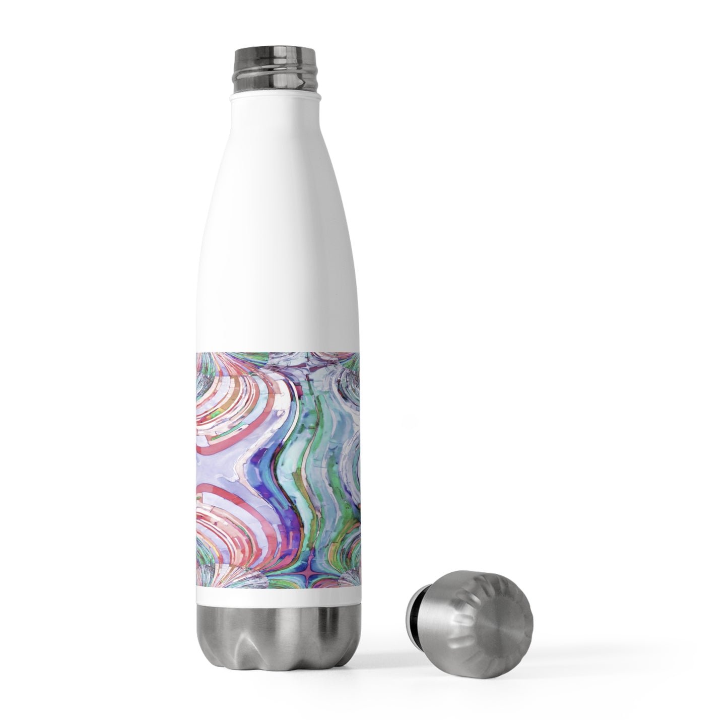 Uzi Spiral Pastels 20oz Insulated Water Bottle