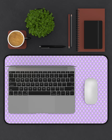 Lavender Star-crossed Bodies Desk Mat, 12" x 18"