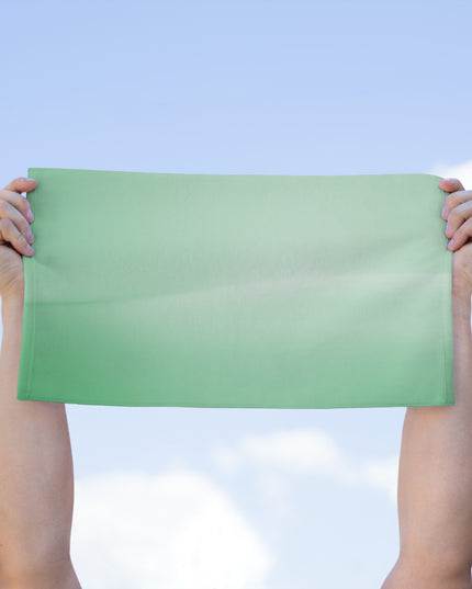 Mint Fade Rally Towel, 11" x 18"