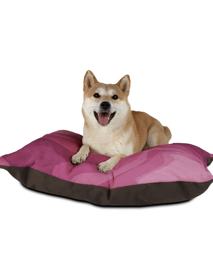Pinky Mauve Wavey 40" × 30" Pet Bed