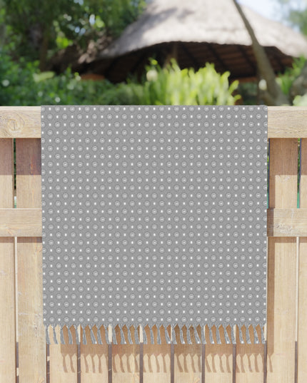Desaturated Star-crossed Bodies Boho Beach Cloth, 38" × 81"