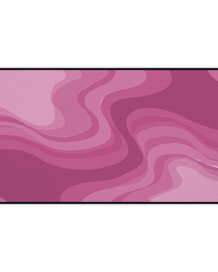 Pinky Mauve Wavey 12" x 22" Desk Mat