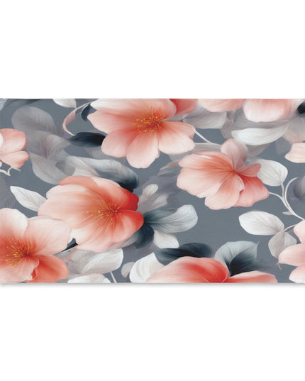 Red Blossom Floral Bunch Hand Towel, 16" x 28"