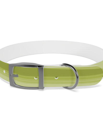 Lemon Wavey Large Dog Collar