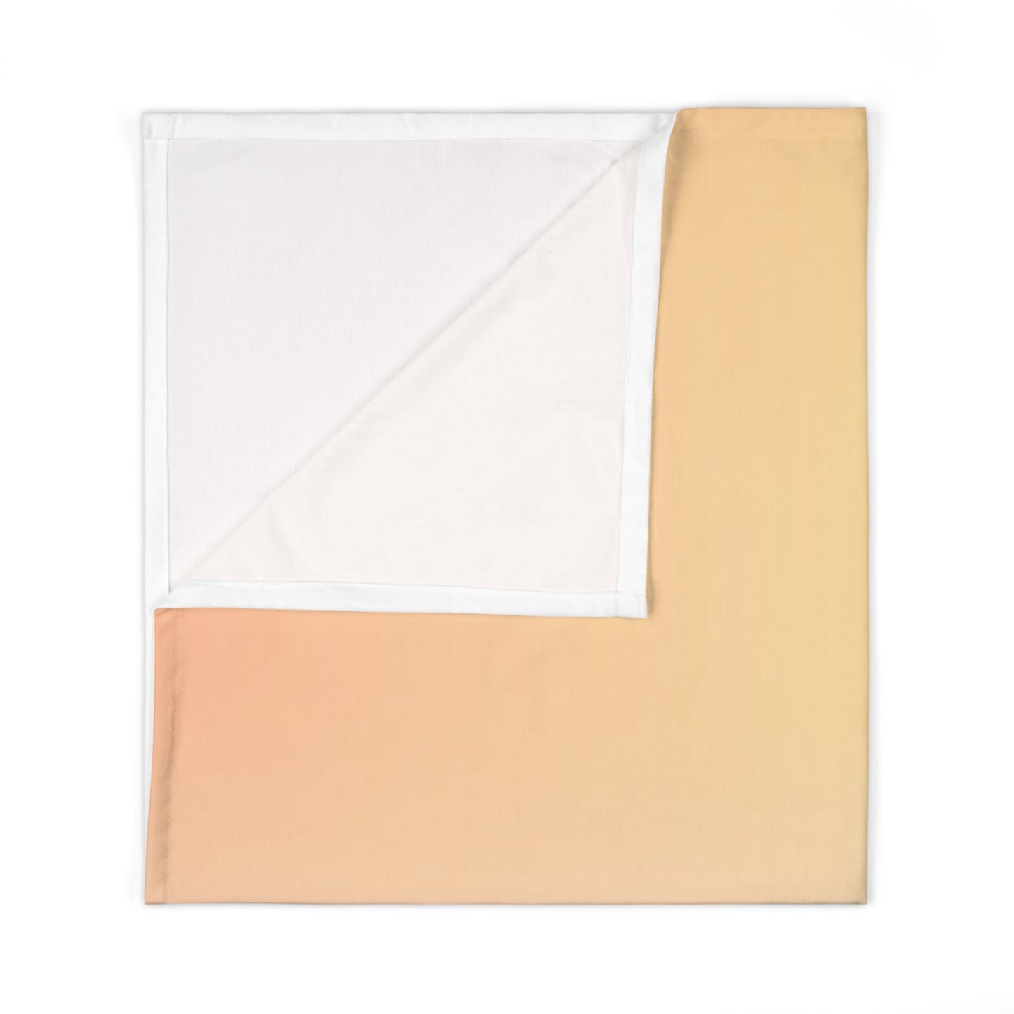 Hot Peach Fade Baby Swaddle 30″×40″ Blanket