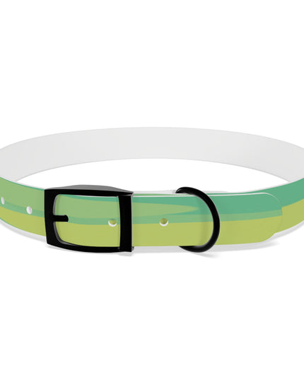 Pastel Green Patches Extra Large Dog Collar