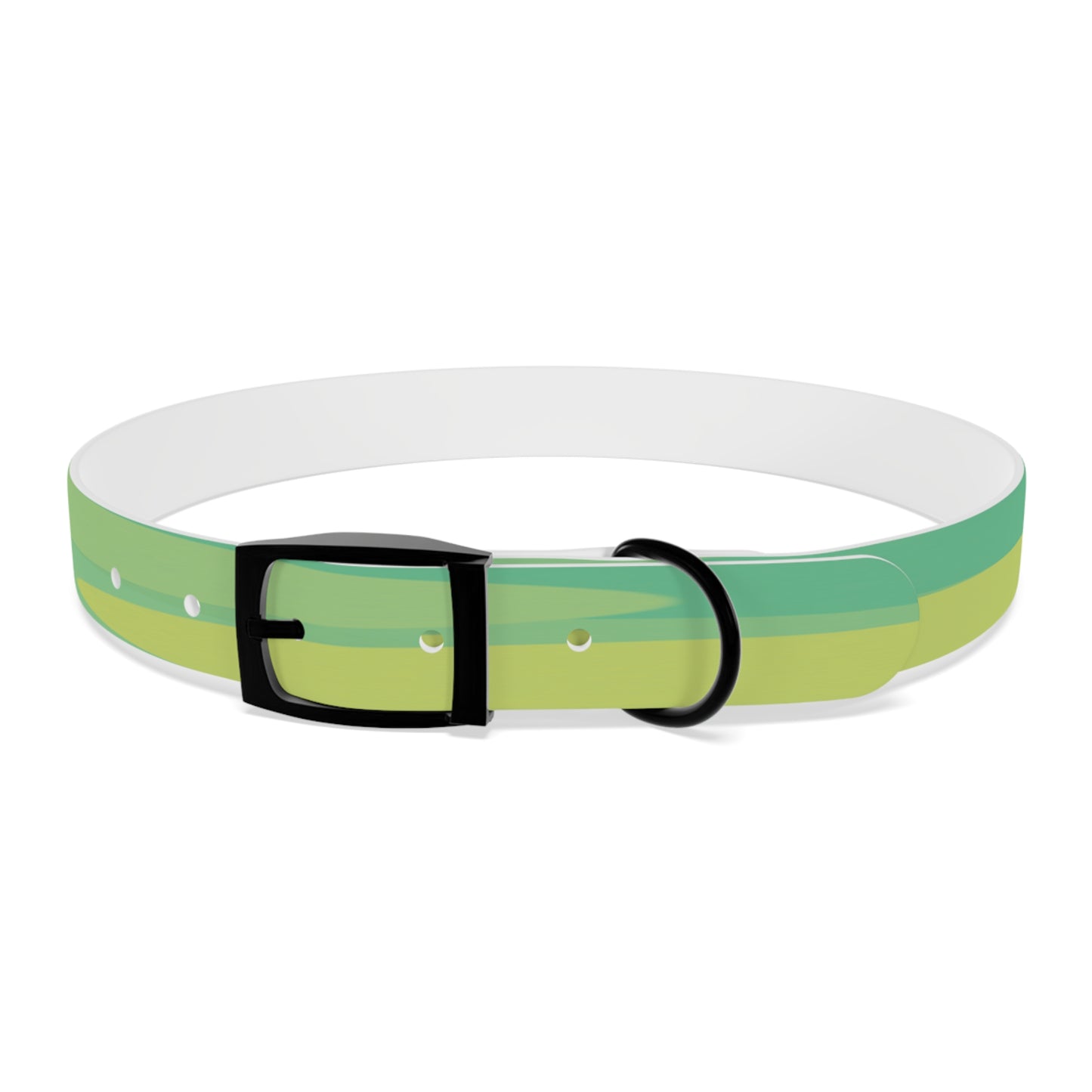 Pastel Green Patches Extra Large Dog Collar