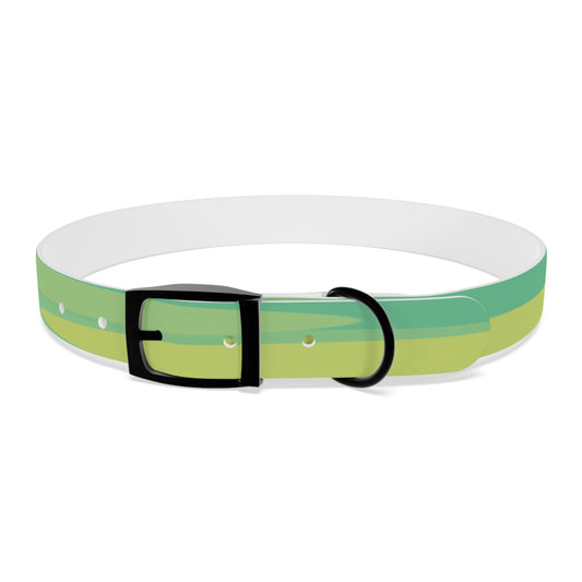 Pastel Green Patches Extra Large Dog Collar