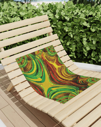 Uzi Spiral Beta Beach Towel, 18" x 27"