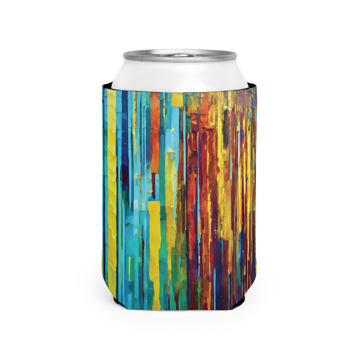 Striped Alpha 12 oz Can Cooler Sleeve