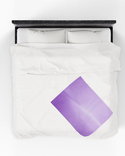 Soft Lavender Fade Velveteen Plush Blanket, 30" x 40"