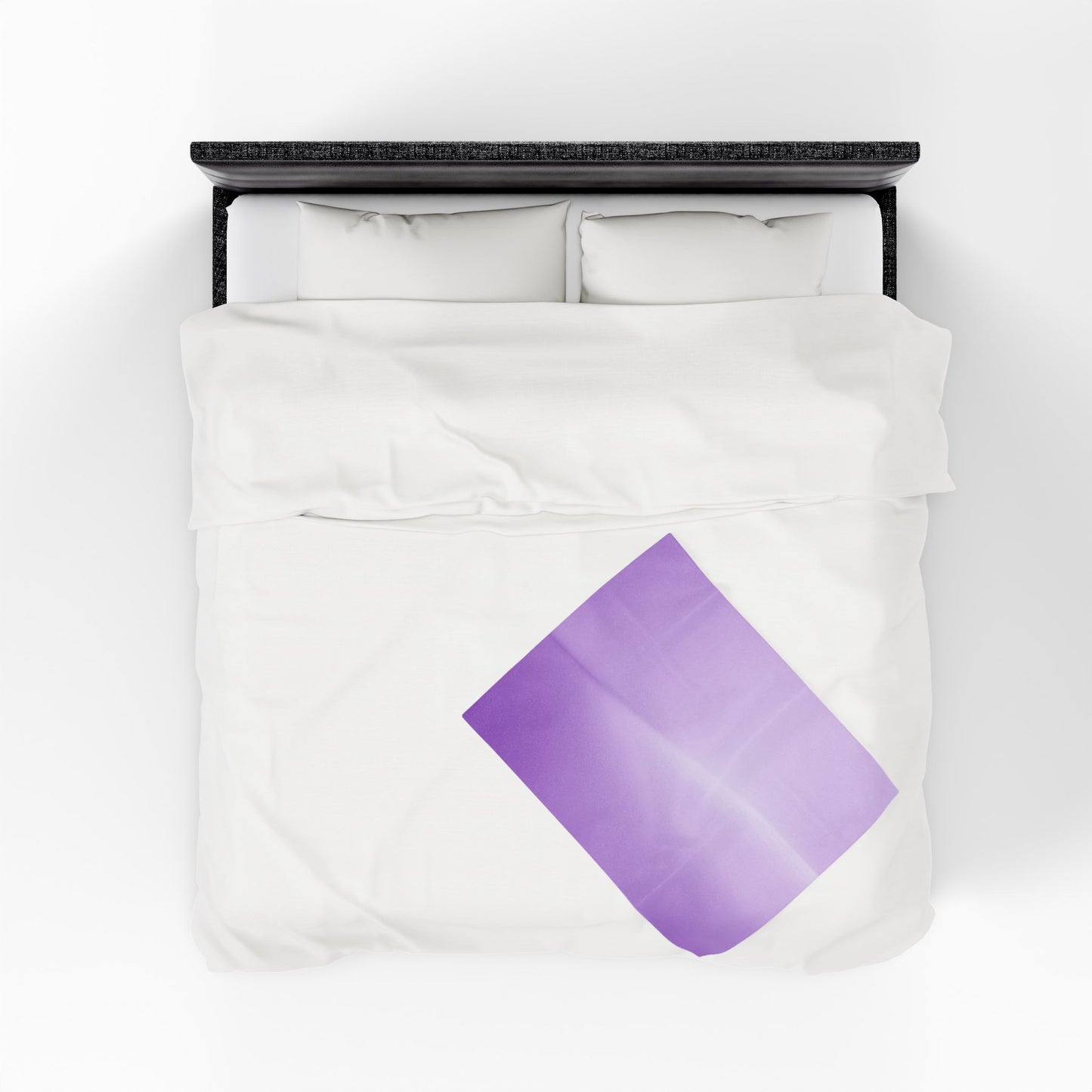 Soft Lavender Fade Velveteen Plush Blanket, 30" x 40"