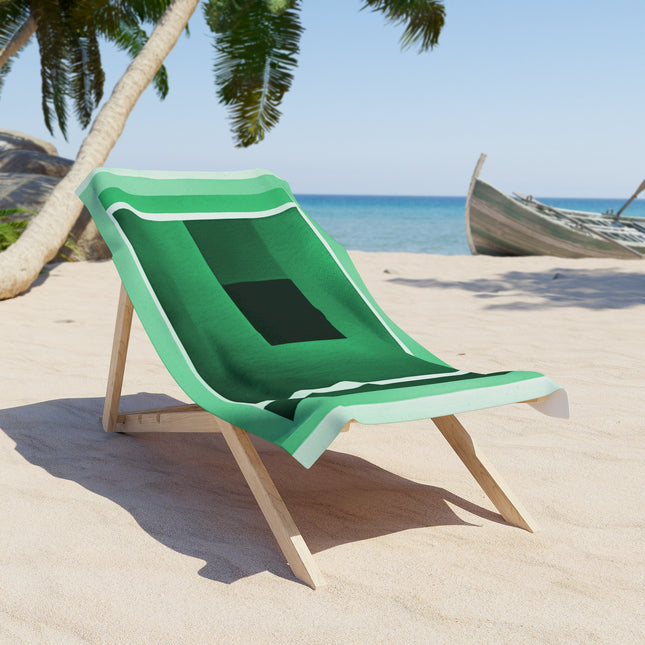 Mint Shadow 30" x 60" Beach Towel