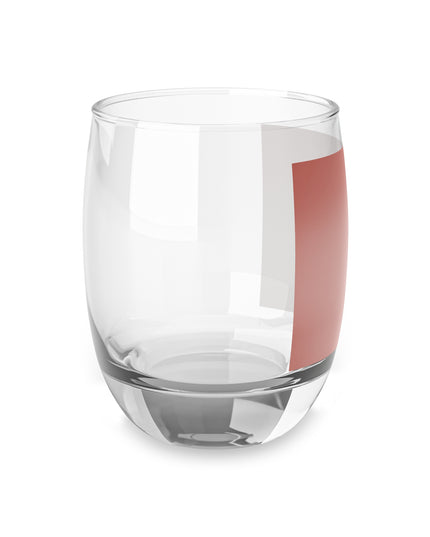 Rose Red Fade Whiskey Glass, 6 oz