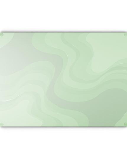 Greenie Meanie Wavey Glass Cutting Board, 11" x 15"