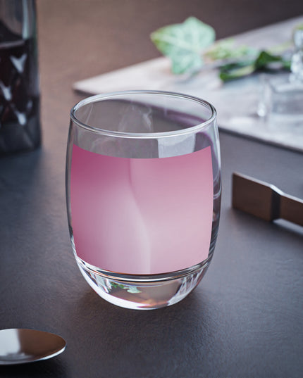 Pink Blush Fade Whiskey Glass, 6 oz