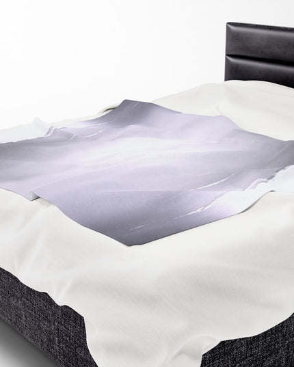 Sephia Sea Dark Fog Velveteen Plush Blanket, 50" x 60"