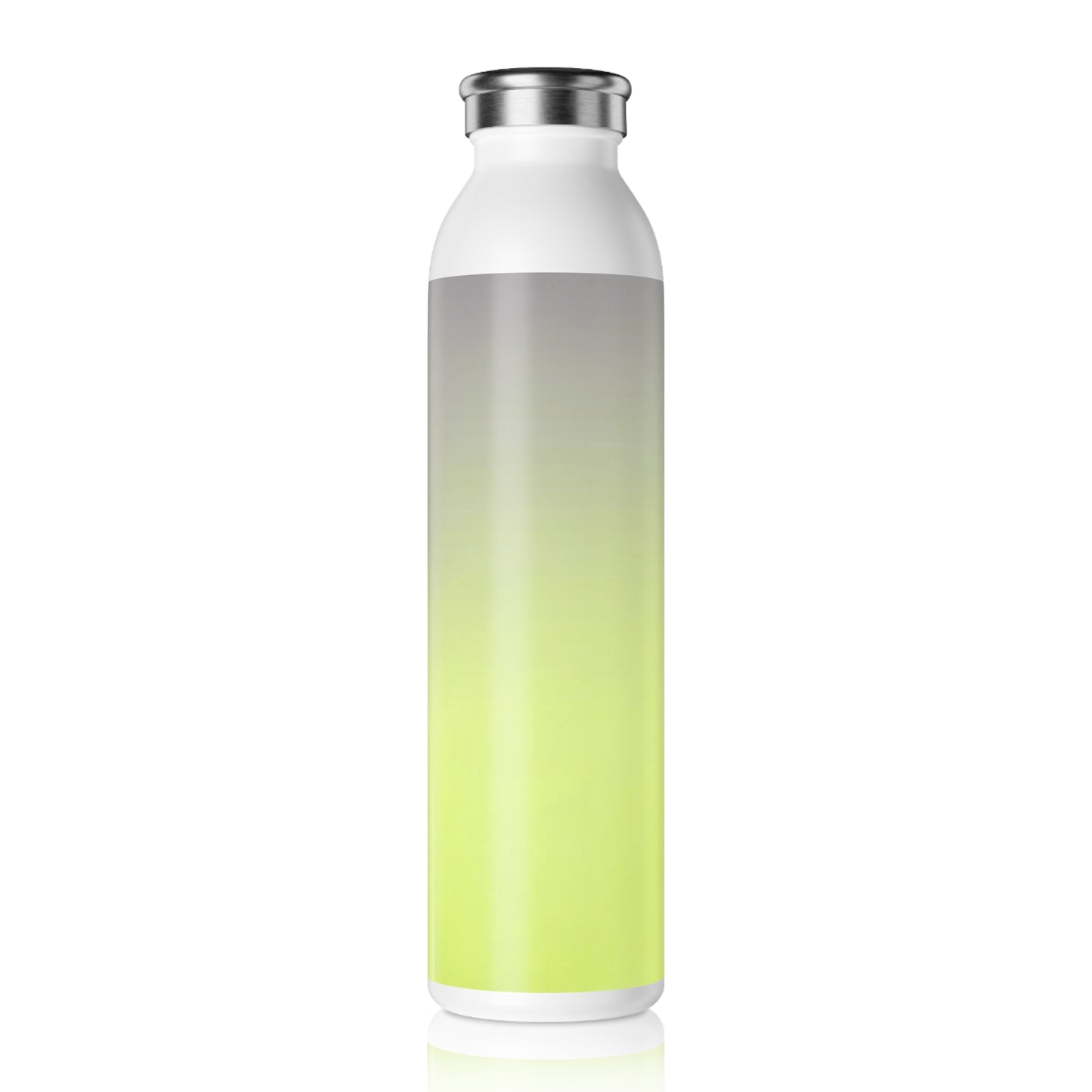 Purple Golden Fade Slim Water Bottle, 20 oz White