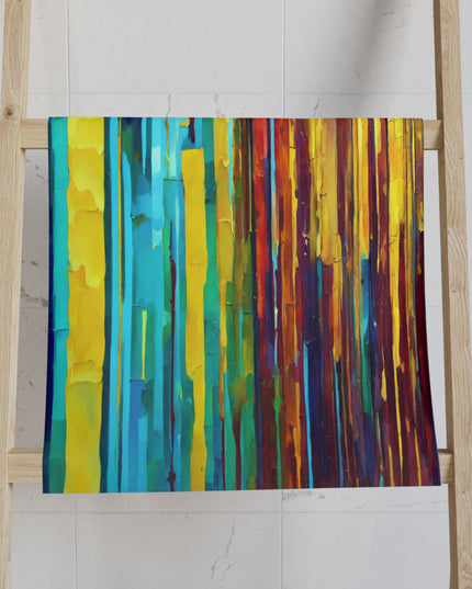 Striped Alpha Hand Towel, 16" x 28"