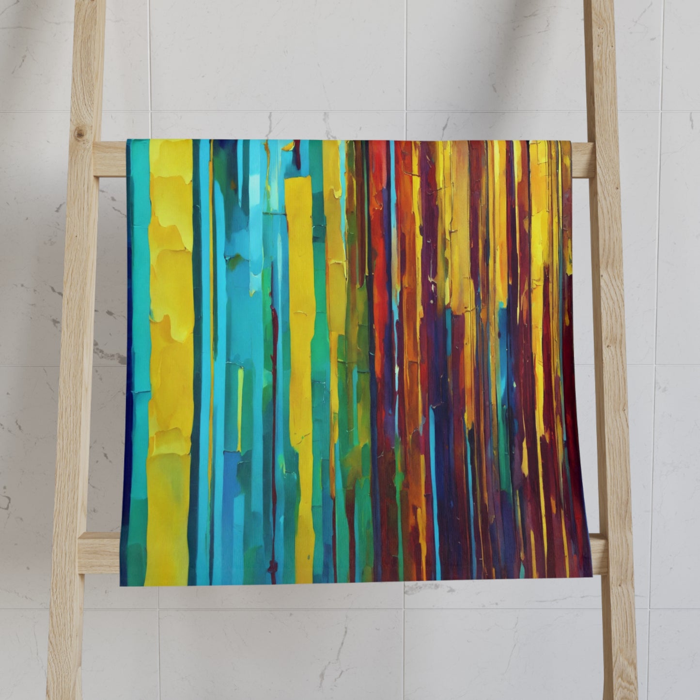 Striped Alpha Hand Towel, 16" x 28"