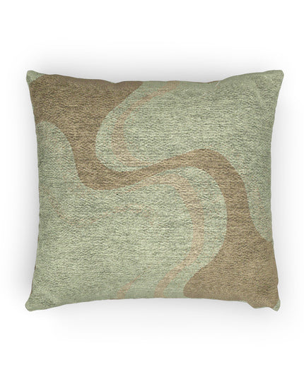 Lemon Wavey Woven Pillow, 17" x 18"