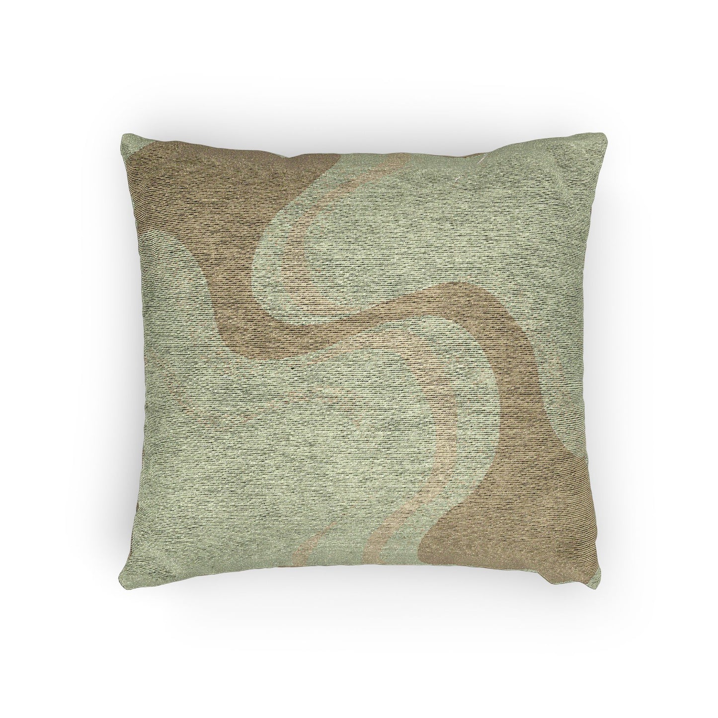 Lemon Wavey Woven Pillow, 17" x 18"