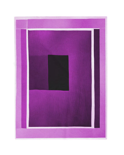 Magenta Shadow Velveteen Plush Blanket, 30" x 40"