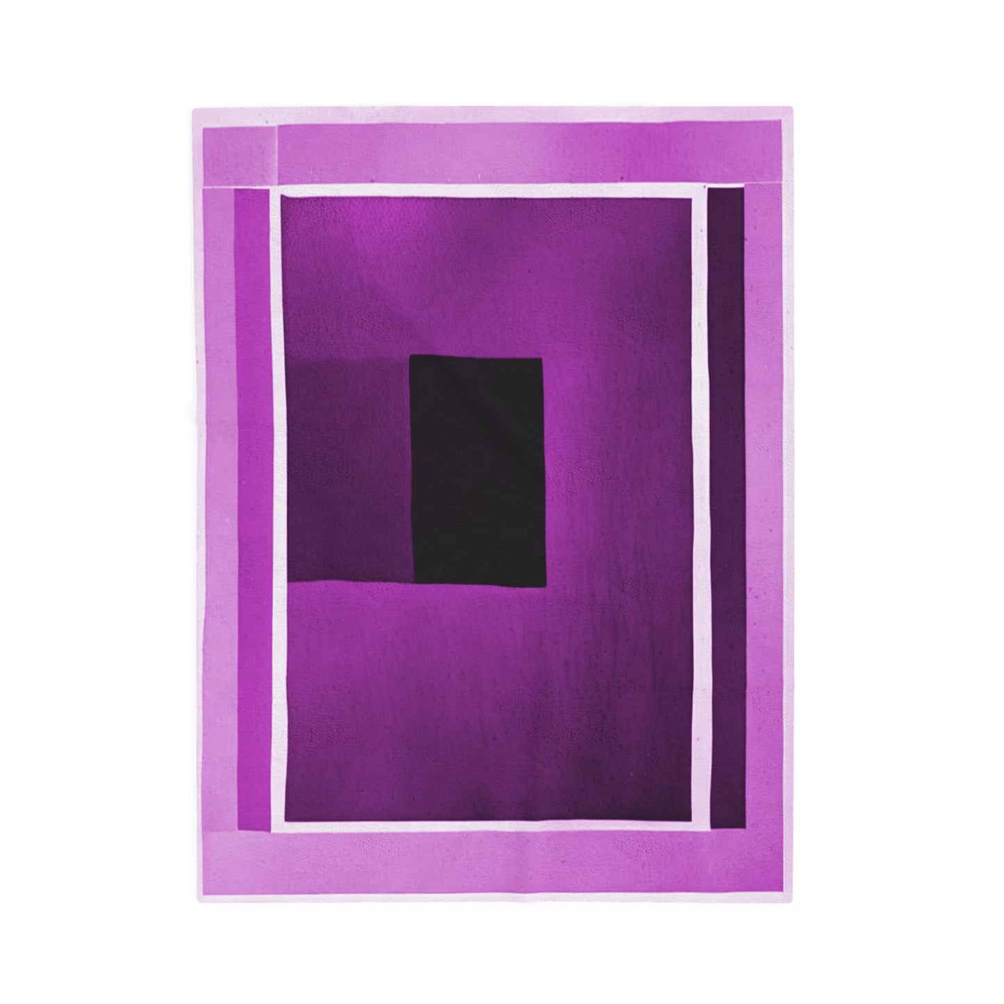 Magenta Shadow Velveteen Plush Blanket, 30" x 40"