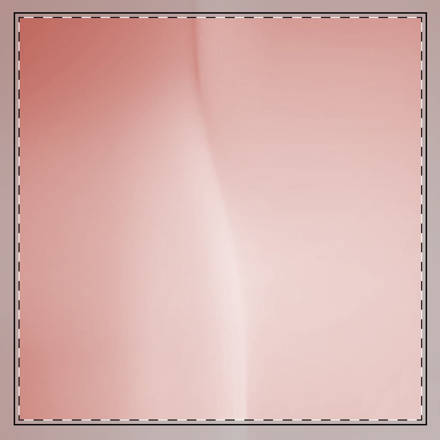 Rose Red Fade 22" x 22" Cotton Twill Napkin