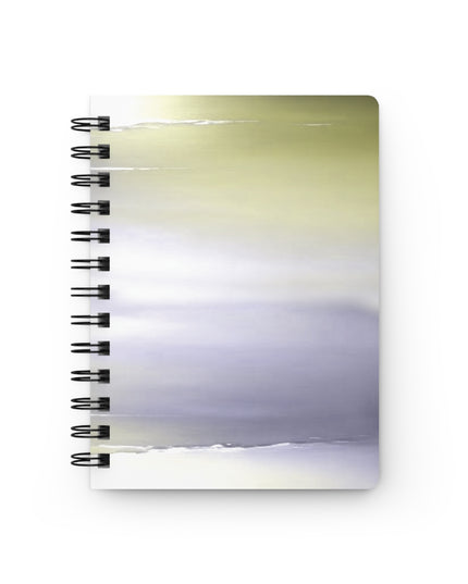 Lavender Sea Golden Fog Sea Purple Fog Spiral Bound Journal, 5" x 7" 150 pages