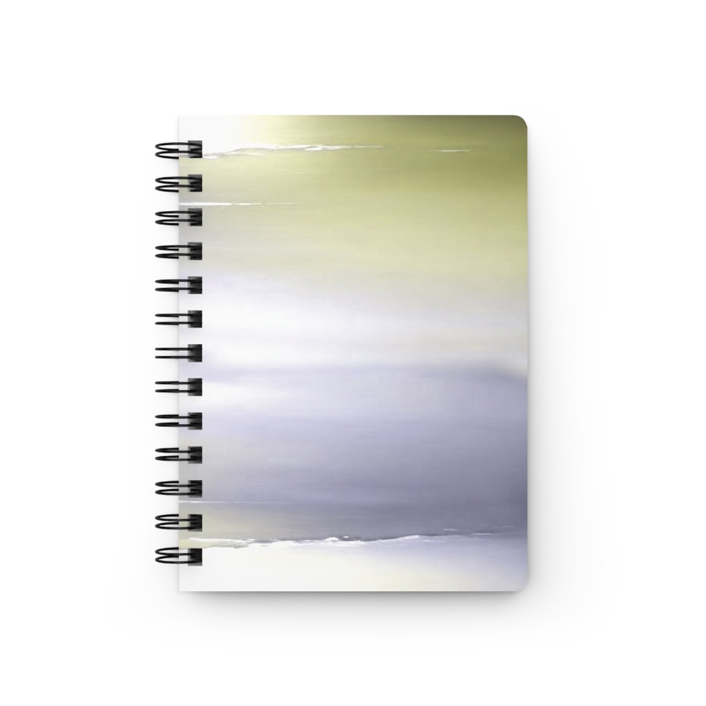 Lavender Sea Golden Fog Sea Purple Fog Spiral Bound Journal, 5" x 7" 150 pages