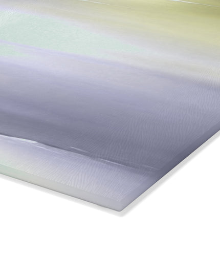 Lavender Sea Golden Fog 8" x 11" Glass Cutting Board