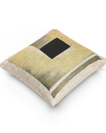 Lemongrass Shadow Woven Pillow, 17" x 18"
