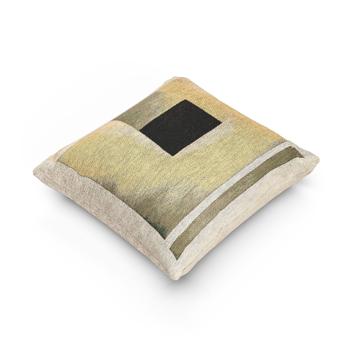 Lemongrass Shadow Woven Pillow, 17" x 18"