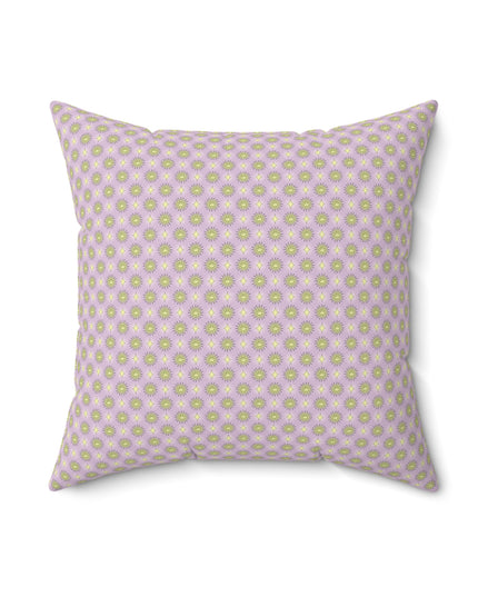 Magenta Star-crossed Bodies Faux Suede Square Pillow, 18" x 18"