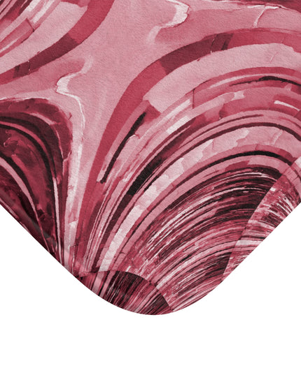Uzi Spiral Ruby 24" x 17" Bath Mat