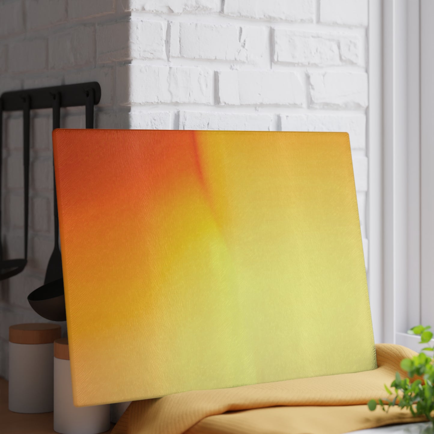 Phoenix Fade 11" x 15" Glass Cutting Board