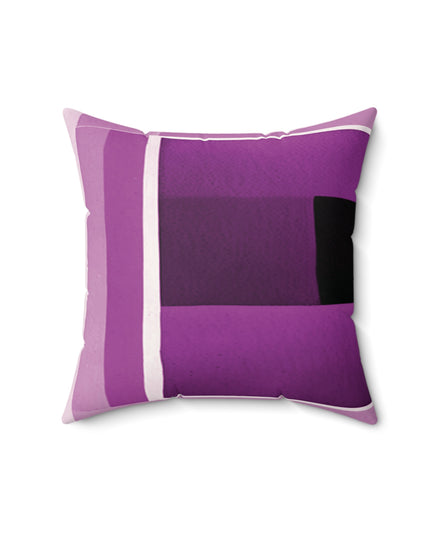 Magenta Shadow 16" x 16" Faux Suede Square Pillow
