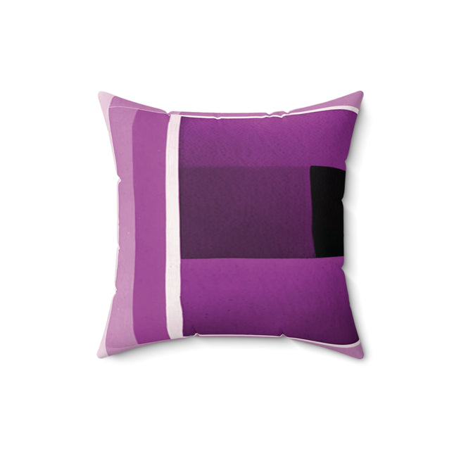 Magenta Shadow 16" x 16" Faux Suede Square Pillow