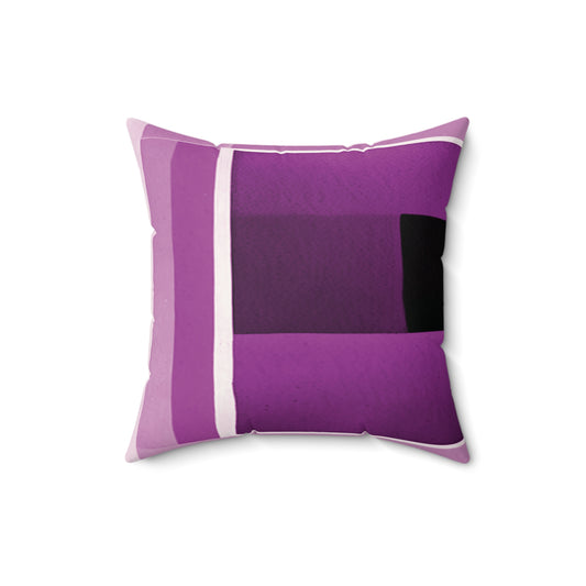 Magenta Shadow 16" x 16" Faux Suede Square Pillow