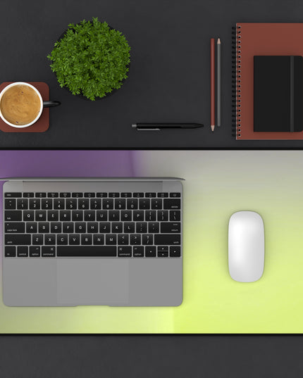 Purple Golden Fade 12" x 22" Desk Mat