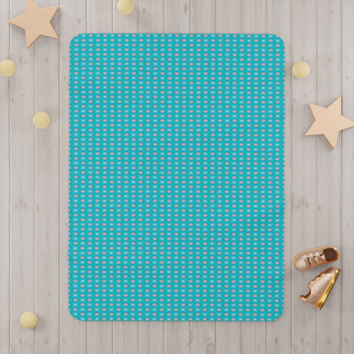 Tif Green Star-crossed Bodies Toddler Blanket, 30" x 40"