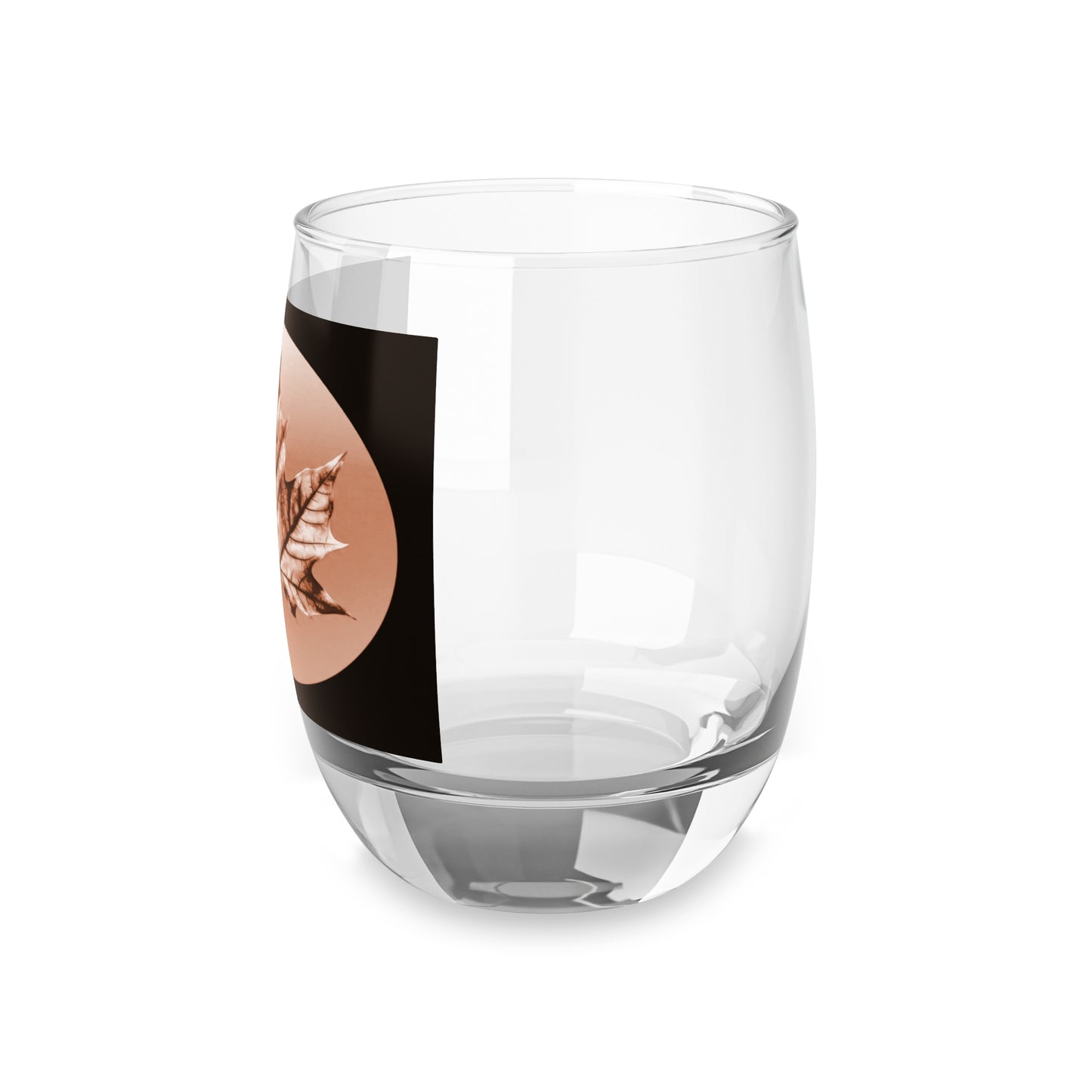 Soft Maple Leaf Whiskey Glass, 6 oz