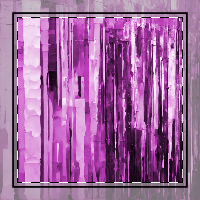 Striped Powder Lavender Poly Twill Napkin, 10" x 10"