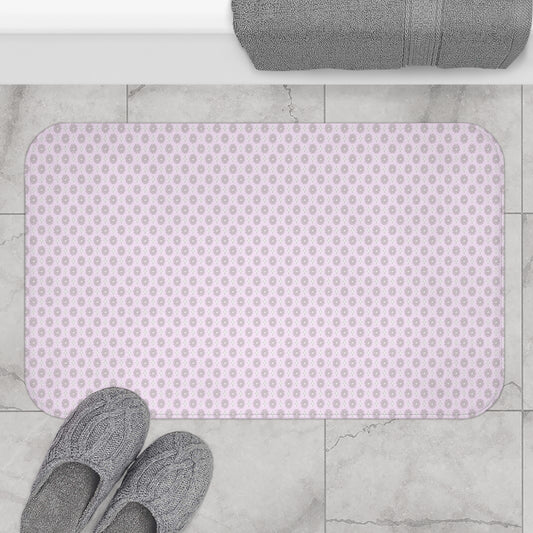 Pink Mornings Star-crossed Bodies 34" x 21" Bath Mat