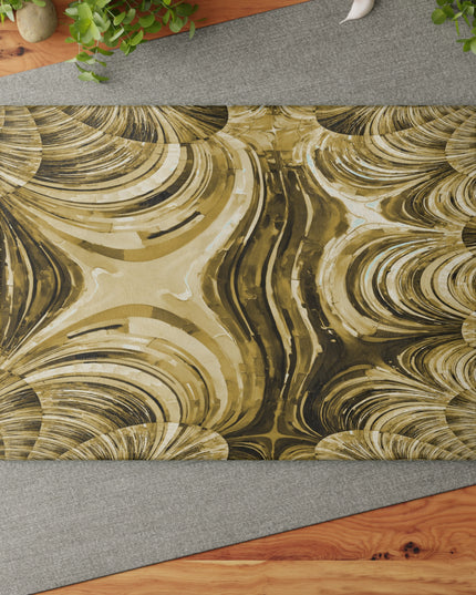 Uzi Spiral Light Brown 11" x 15" Glass Cutting Board