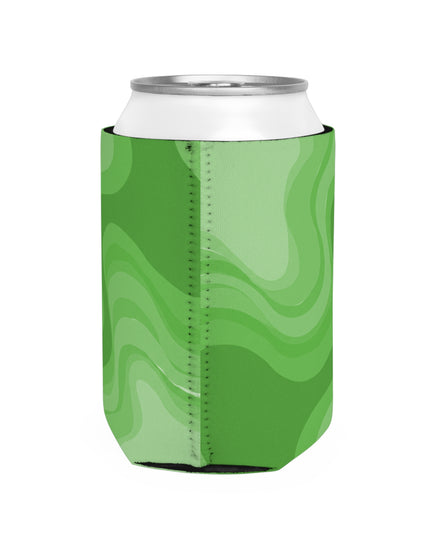 Greenie Meanie Wavey 12 oz Can Cooler Sleeve