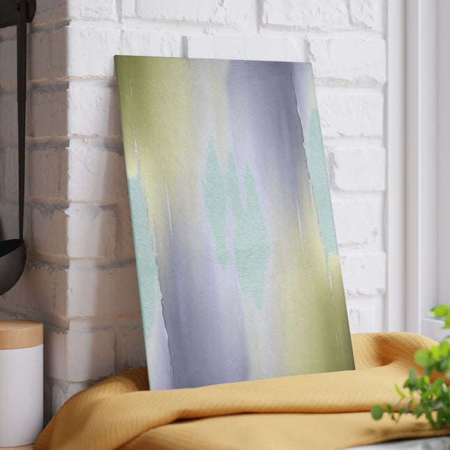 Lavender Sea Golden Fog 8" x 11" Glass Cutting Board