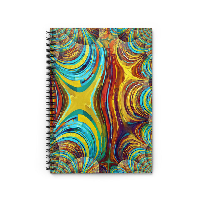Uzi Spiral Alpha Spiral Notebook - Ruled Line, 6" x 8", 118 pages