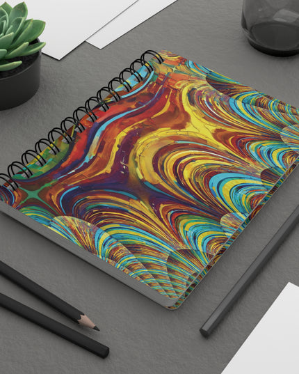 Uzi Spiral Alpha Bound Journal, 5" x 7" 150 pages